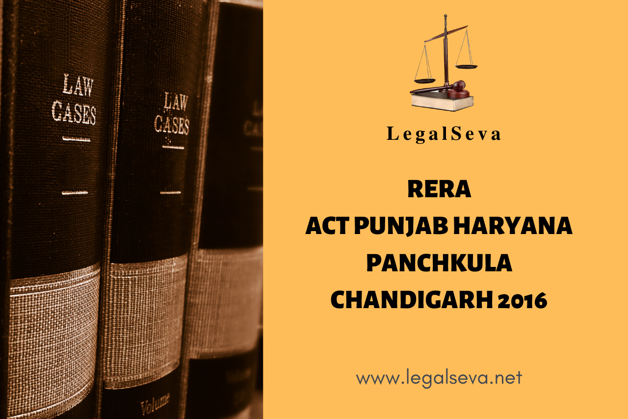 RERA Act Punjab Haryana Panchkula Chandigarh 2016