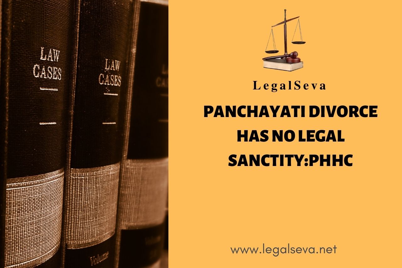 Panchayati Divorce No Legal Sanctity High Court Chandigarh