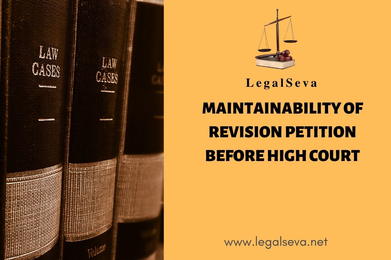 Maintainability of Revision Petition Before High Court Chandigarh