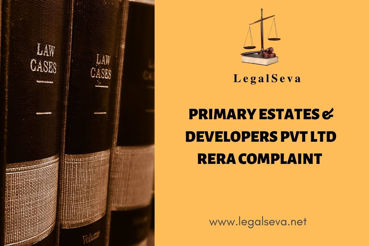 RERA Punjab Complaint Primary Estates & Developers Pvt Ltd
