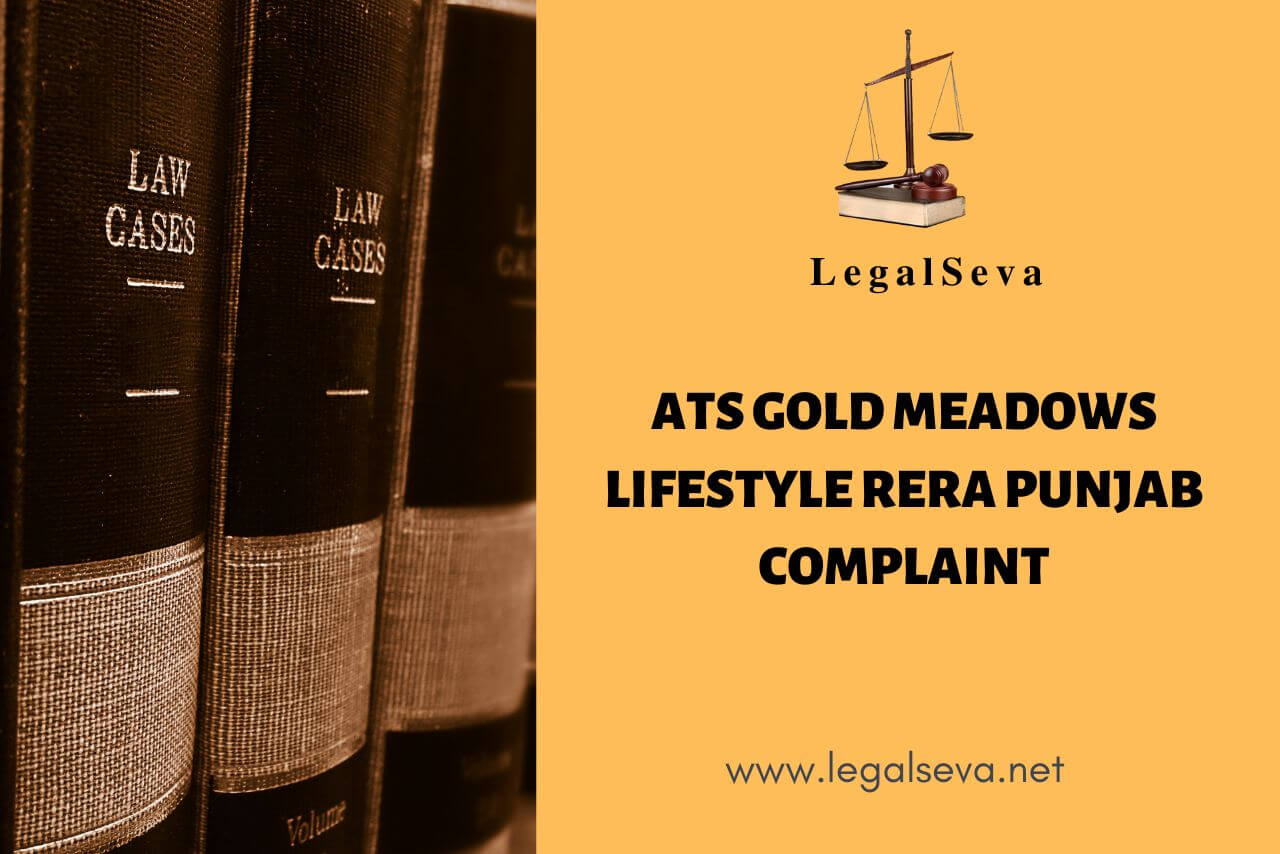 ATS Gold Meadows Lifestyle RERA Punjab Complaint