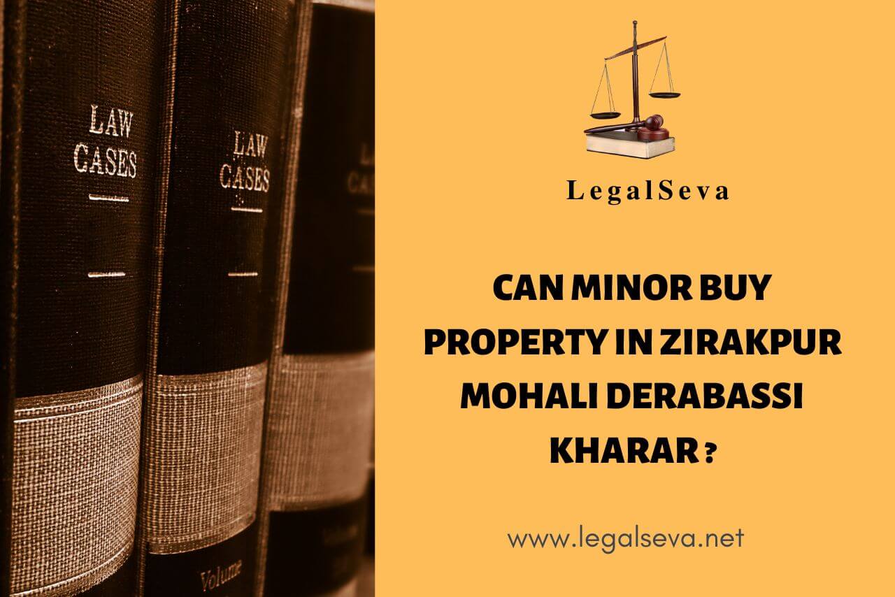Can Minor buy Property in Zirakpur Mohali Derabassi Kharar ?